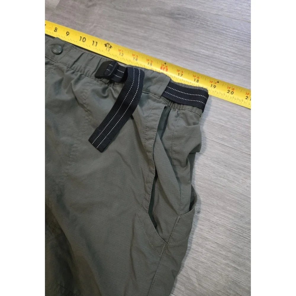 LL Bean Crest Shorts Men's Outdoor Hiking Olive Green Size XL Nylon